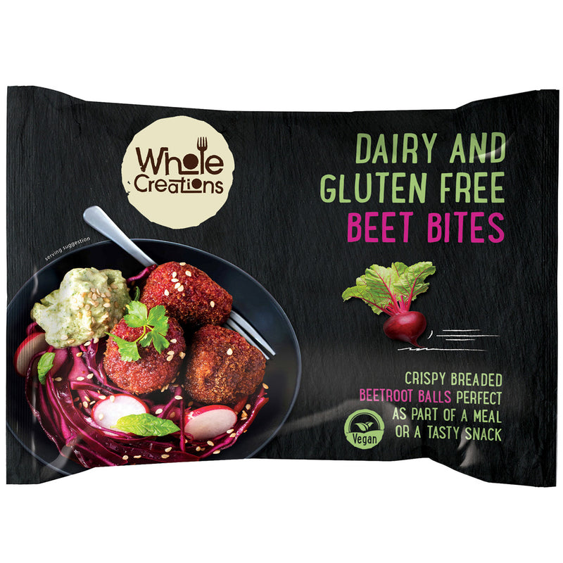 Buy Vegan Food Online | UK Delivery, Dairy Gluten Free Beetroot Ball Bites, Crispy Breaded, perfect as part of a meal or a tasty snack