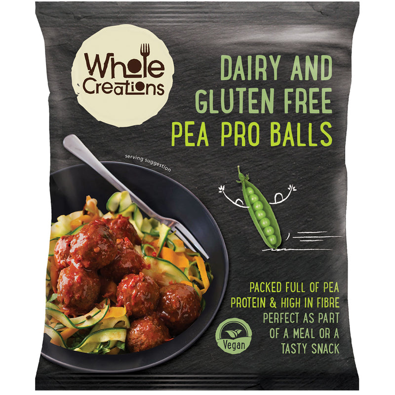 Buy Vegan Food Online | UK Delivery, Dairy Gluten Free Pea Protein Ball bites, high in fibre, perfect as part of a meal or a tasty snack